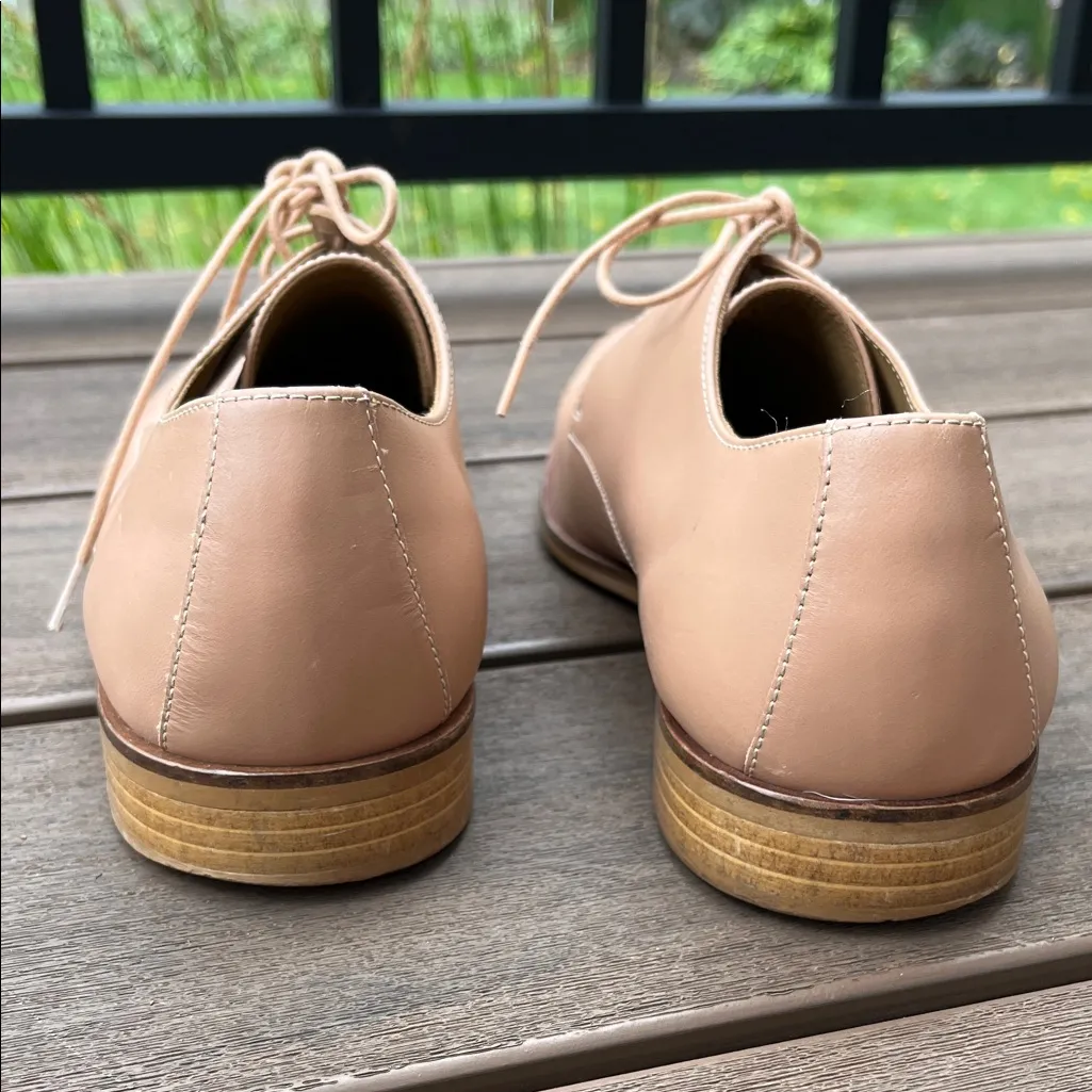 Everlane The Modern Oxford Blush Creme Leather Derby Shoes - Size 10.5 - Image 14