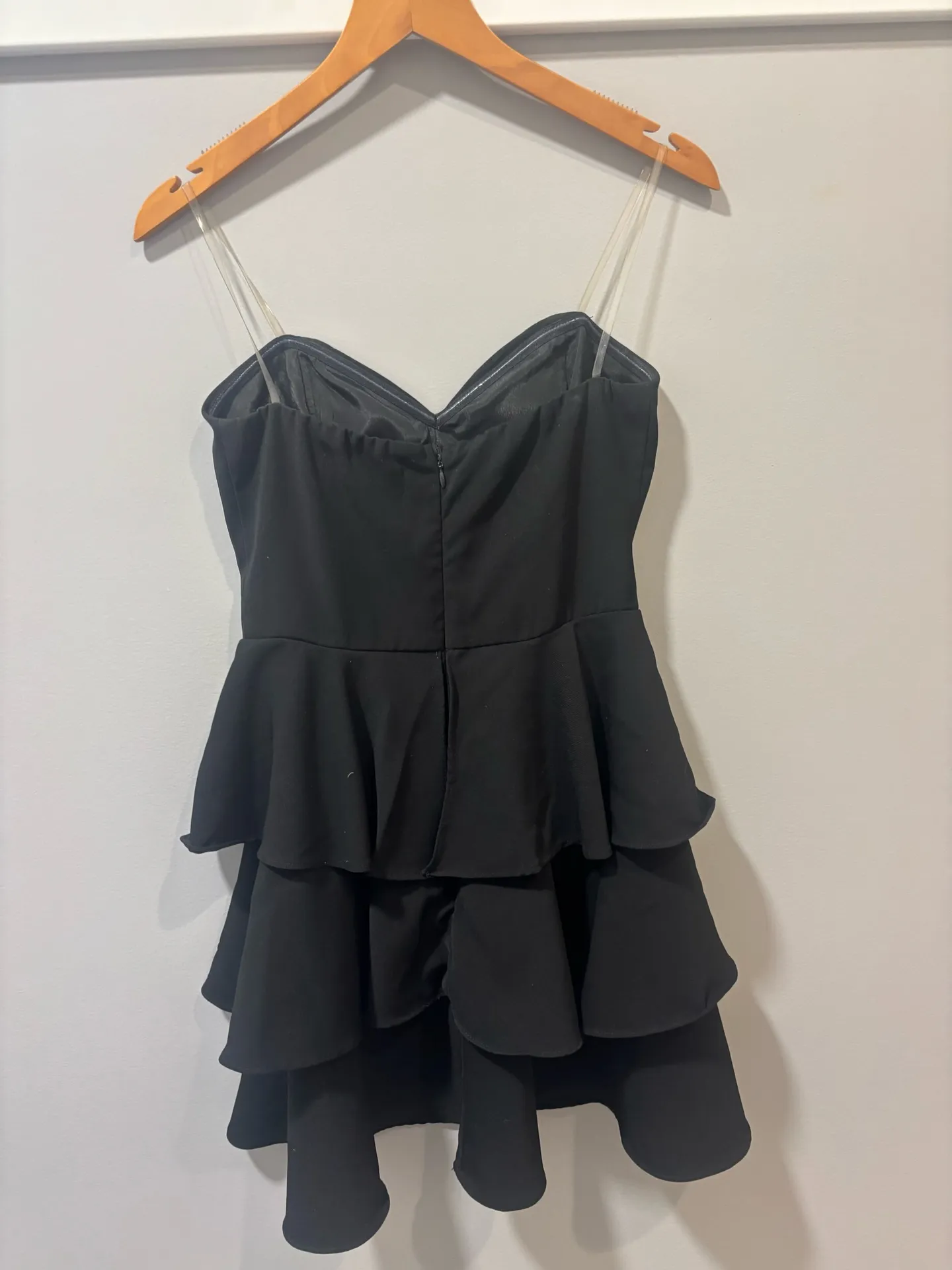 black 3 tiered dress - Image 2