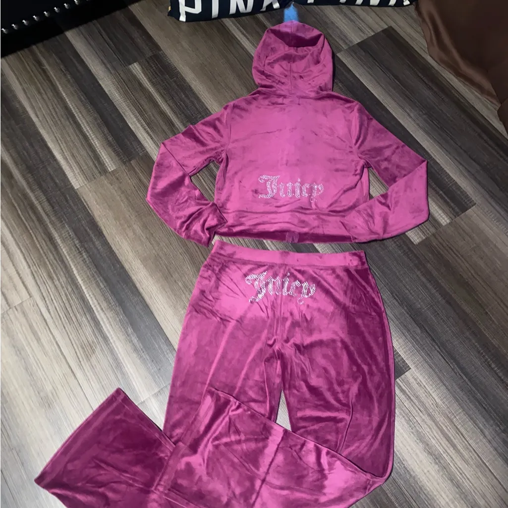 Juicy Couture  Velour  Set in Purple y2k - Image 15