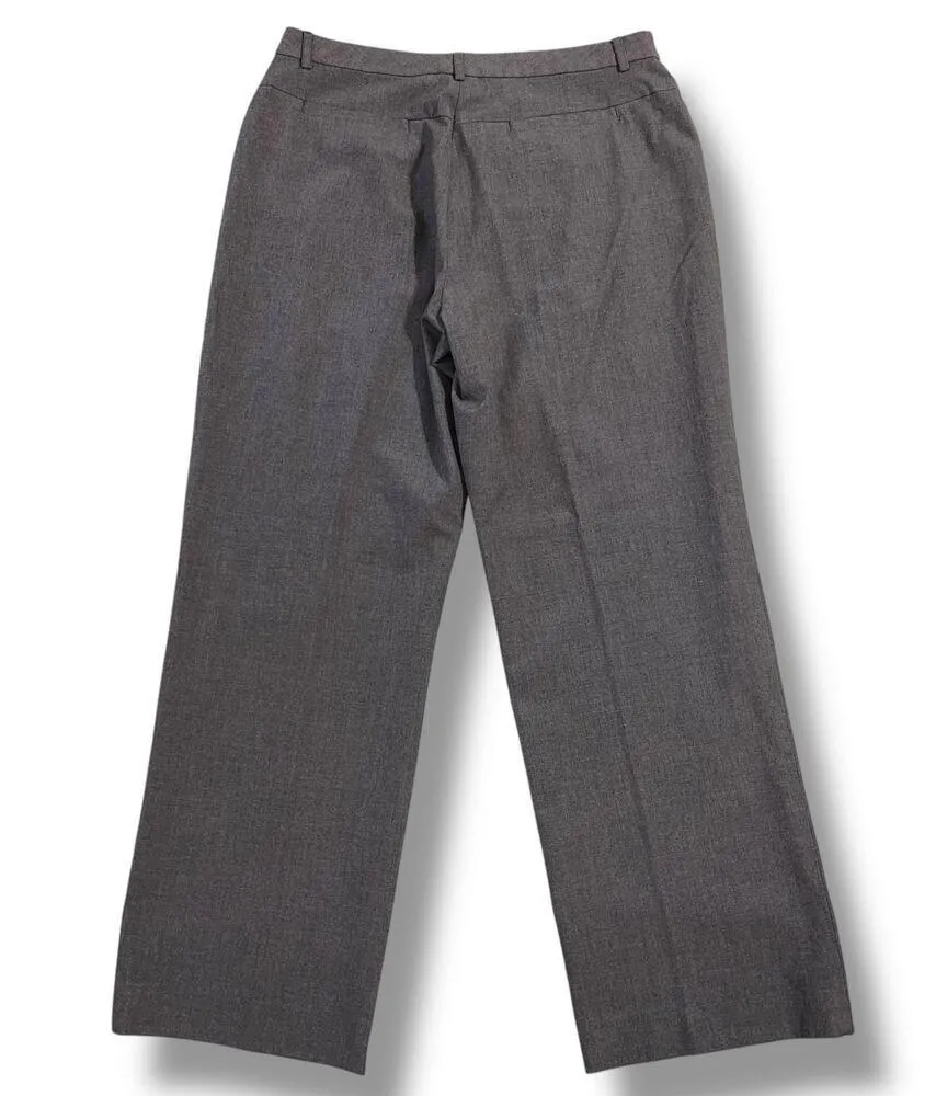 Old Navy Womens Dress Pants Straight Leg Stretch Career Solid Gray Size 10 Short - Image 4