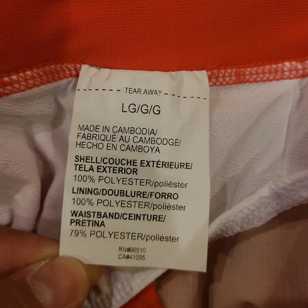 Orange Run Speedpocket Shorts Large - Image 7