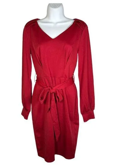 Grace Karin Red Long Sleeve Knee Length Dress Women's Size Small NEW with Tags - Image 1