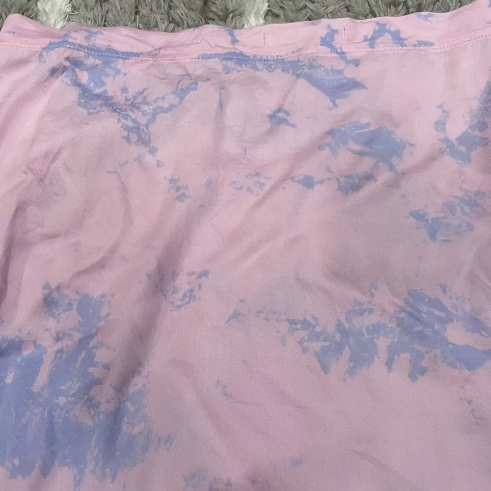 John Elliott Tie Dye Slip Skirt Pink and Blue - Image 6