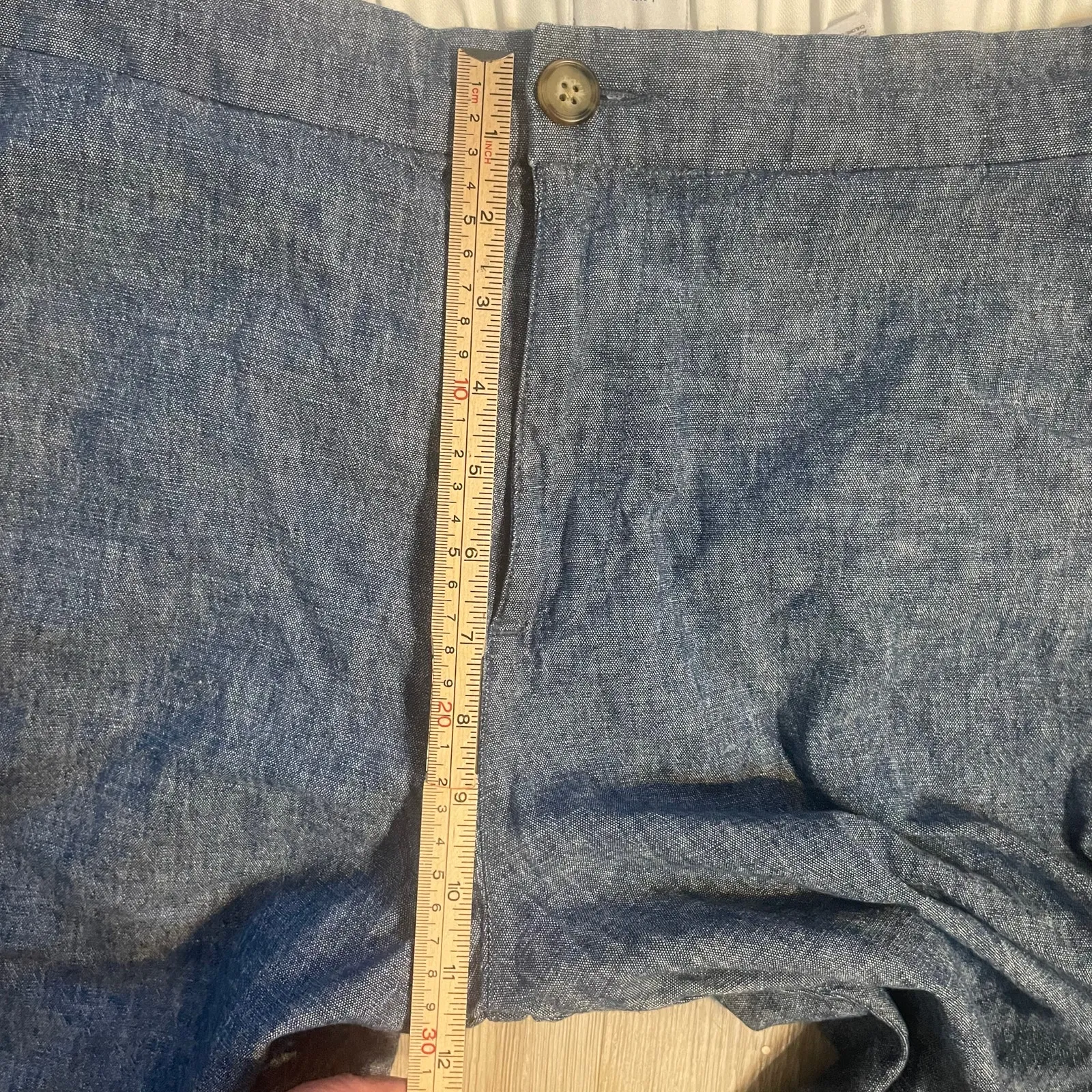 Old Navy Slim Built-In Flex Linen-Blend Interior Drawstring Pants size L - Image 6