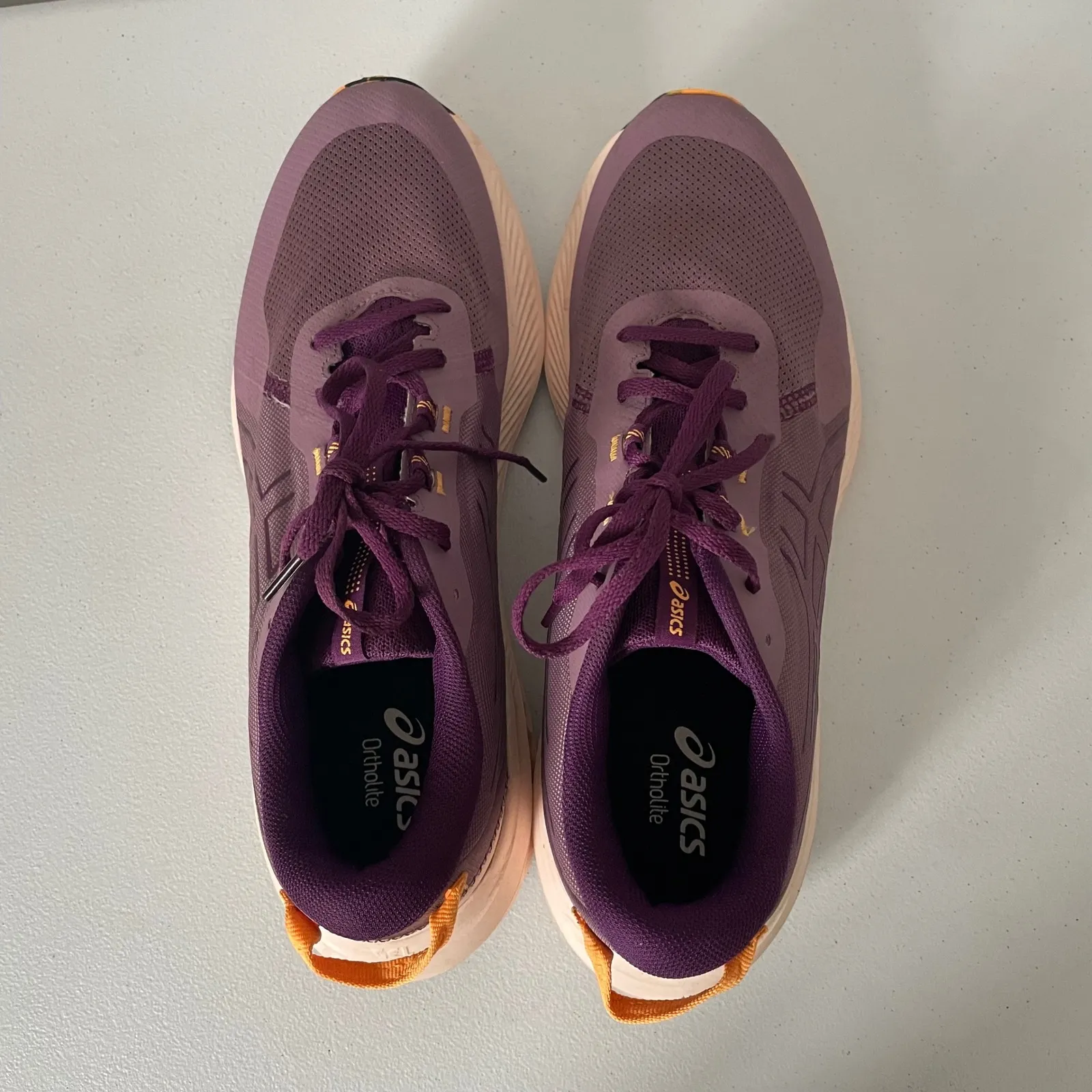 ASICS Gel-Excite Trail 2 Running Shoes Purple Orange AmpliFoam Ortholite Size 12 - Image 3