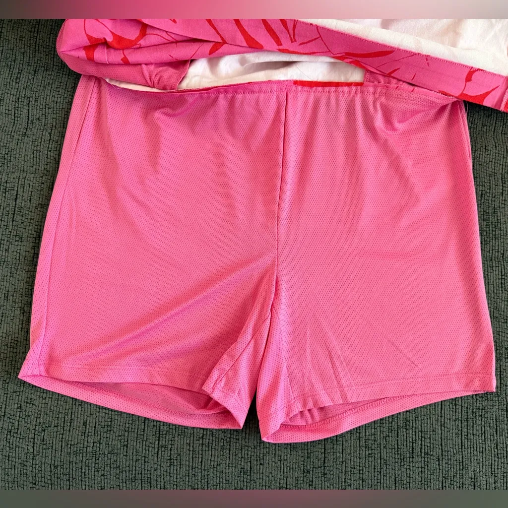 RAFAELLA Skort Women’s Size Small Floral Carmine Rose Pockets Stretch NWT - Image 6