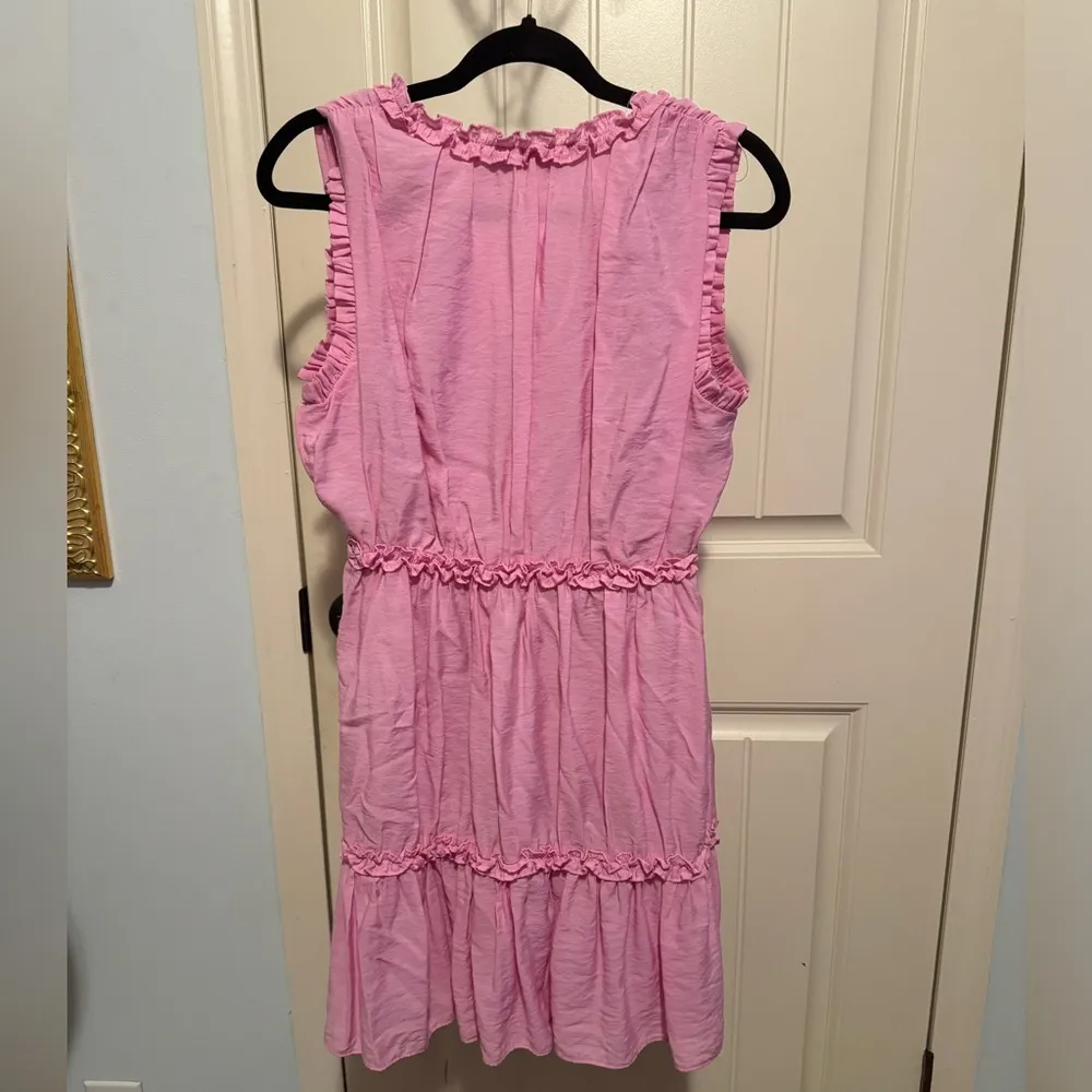 Pink English factory dress - Image 3