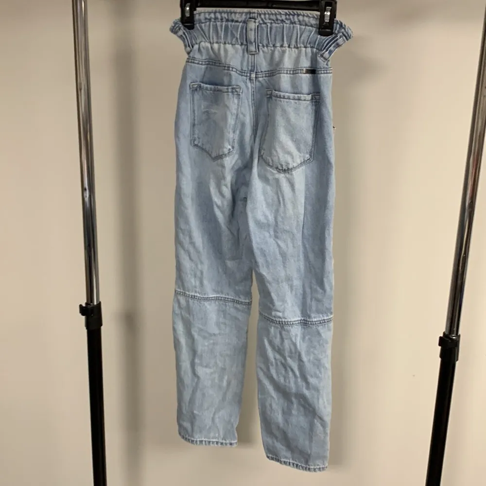 KanCan Light Blue Trash Bag Waist Jeans Size 5/26 - Image 7