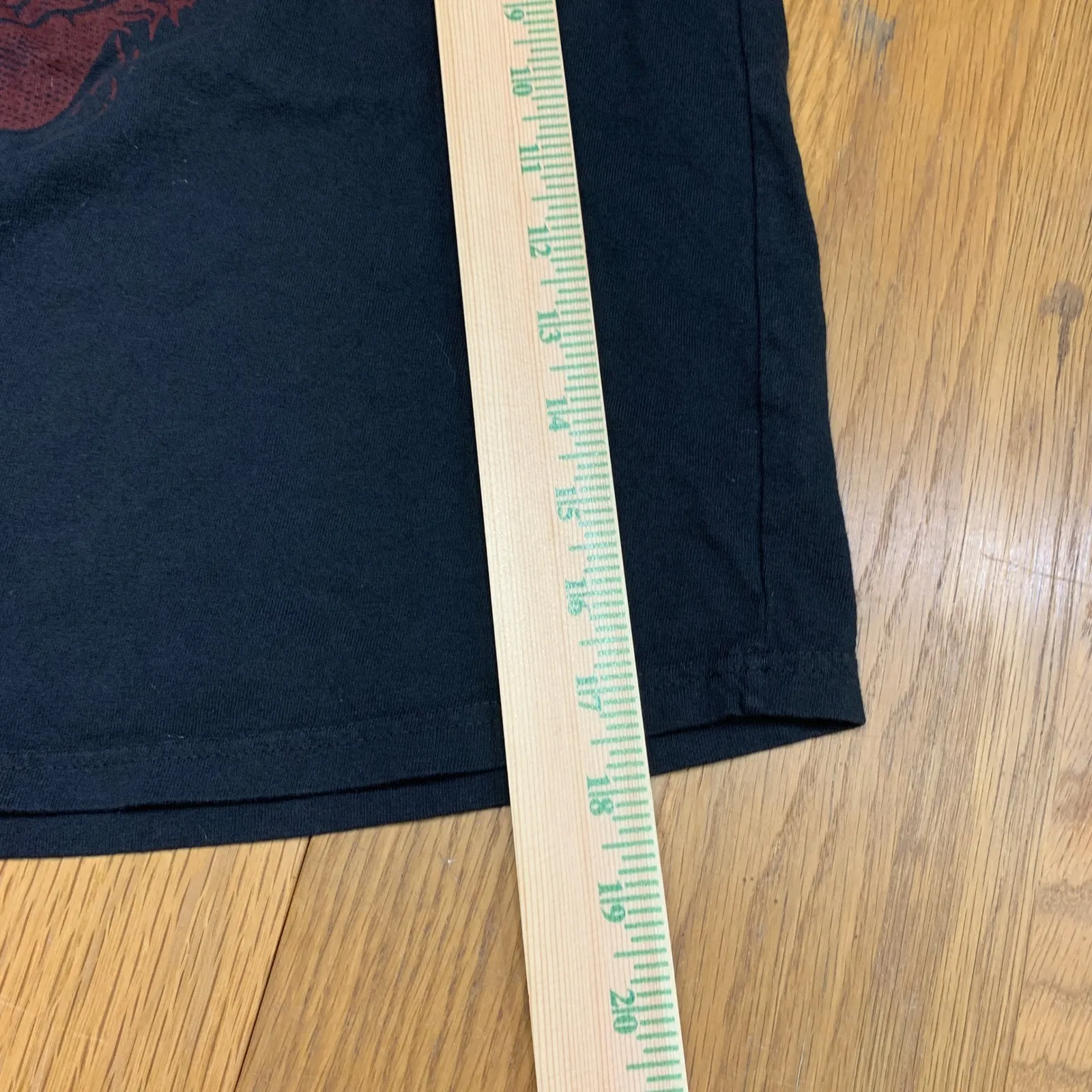 John Galt Black Chloe Sacred Heart Graphic Cotton T Shirt Women's One Size Small - Image 4