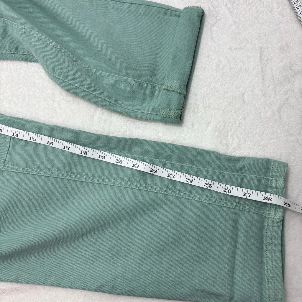 Pilcro High Rise Women's Cotton‎ Blend Jeans in Mint size 30 - Image 10