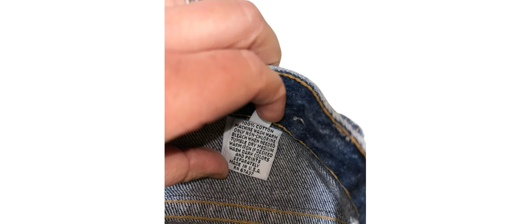 Vintage No Excuses denim jeans 7 - Image 6