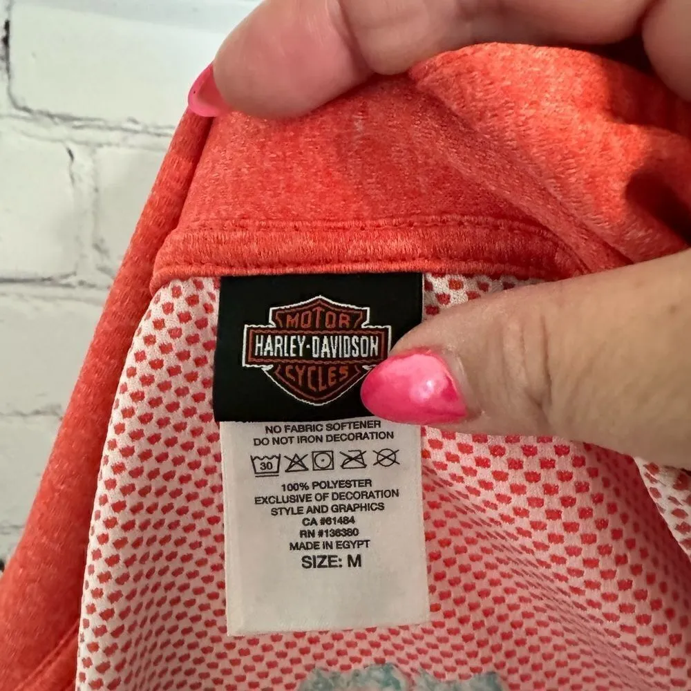 Harley Davidson Lightweight Performance Jacket Womens Red Rock Vegas - Image 8