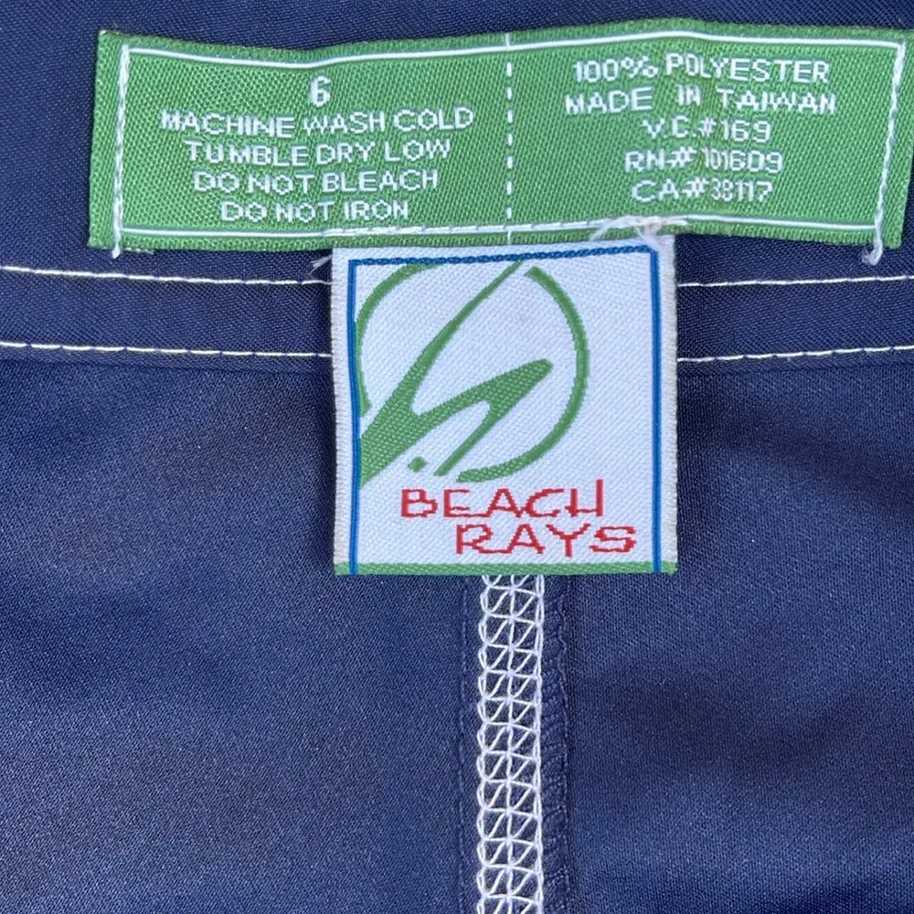 Beach Rays blue board shorts size 6 - Image 3