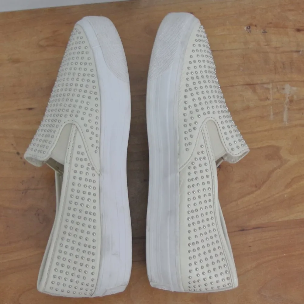 Ladies' Coach Maggie Studded Leather Slip on Shoes Size 8 - Image 5