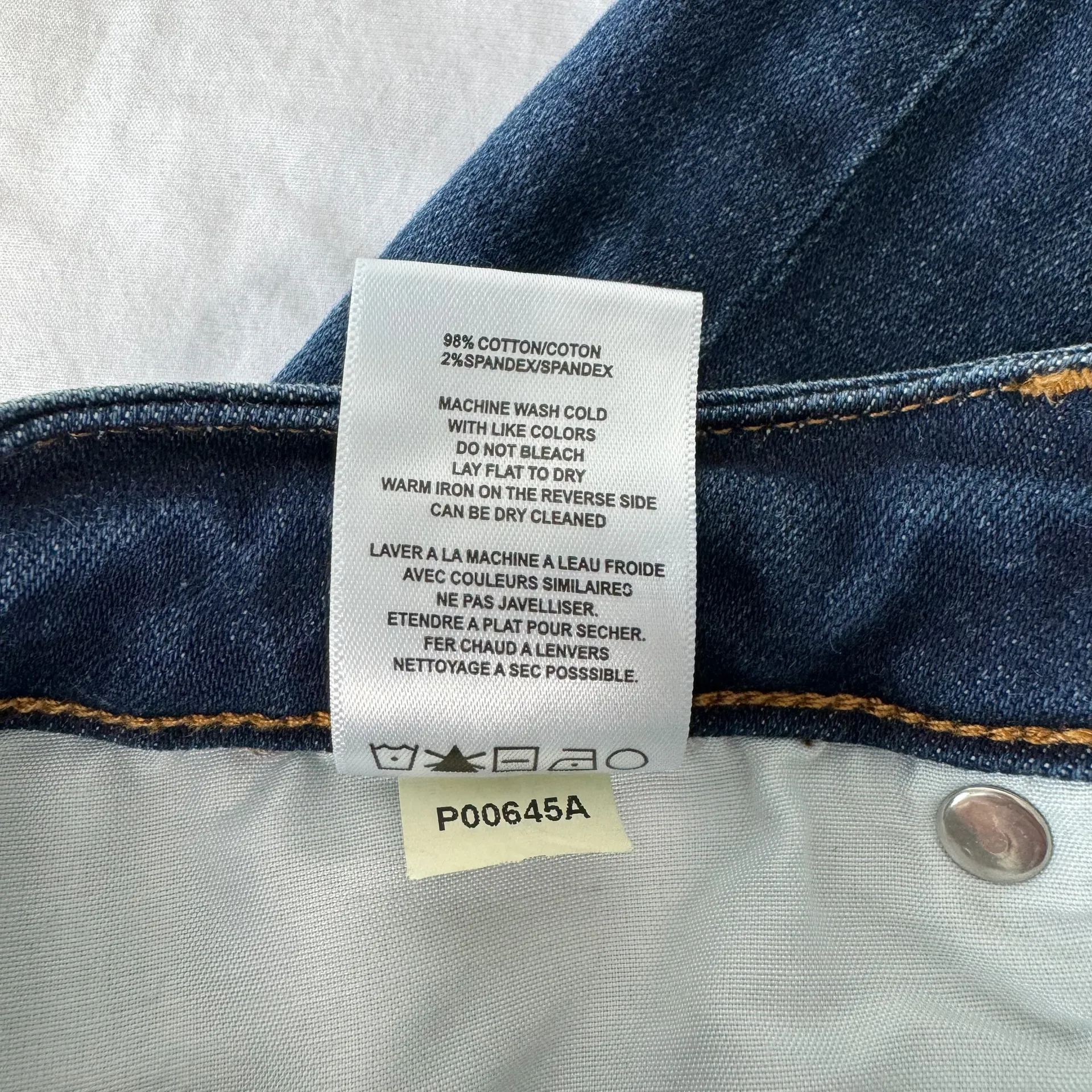 Thompson Tomboy Skinny Jeans Dark Wash 26” - Image 12