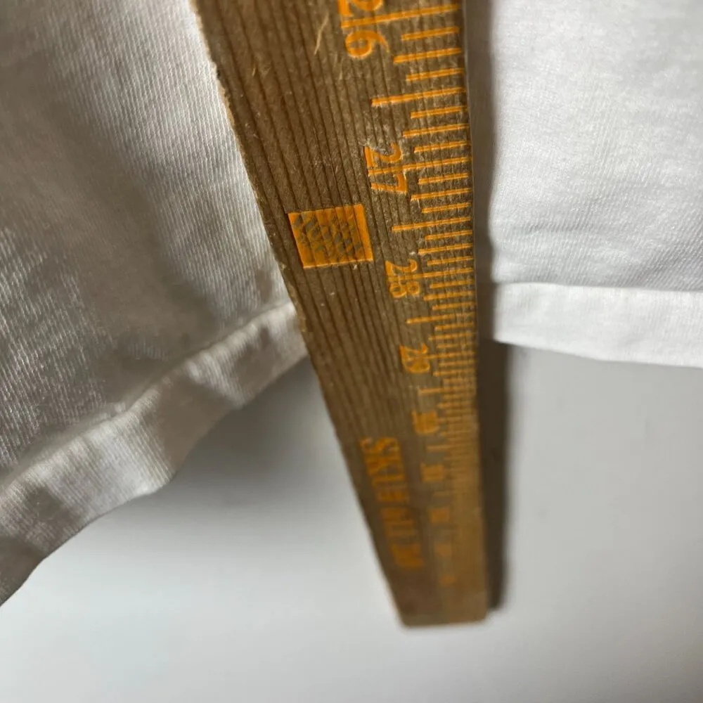 Vintage 90s Puerto Vallarta Roots Rasta T Shirt White Large L - Image 13