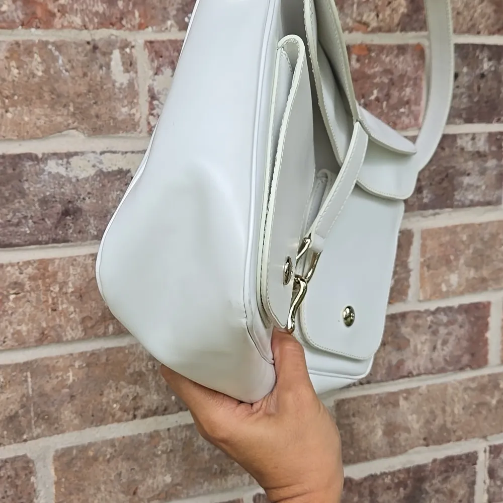 Kate Spade New York RARE "Sutton" Large Perrin White Leather Handbag - Image 5