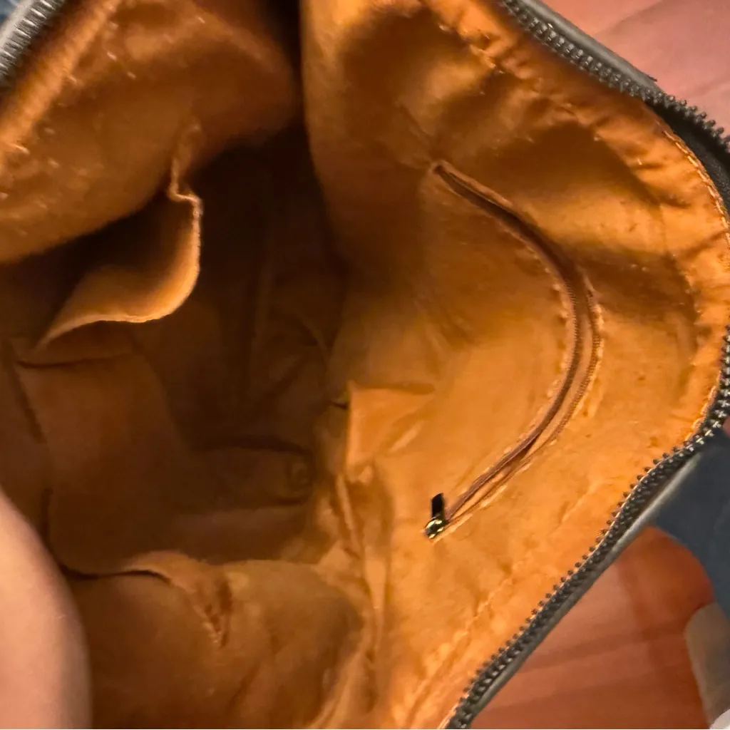 Source Unknown Women's Leather Brown Studded Shoulder Bag - Image 10