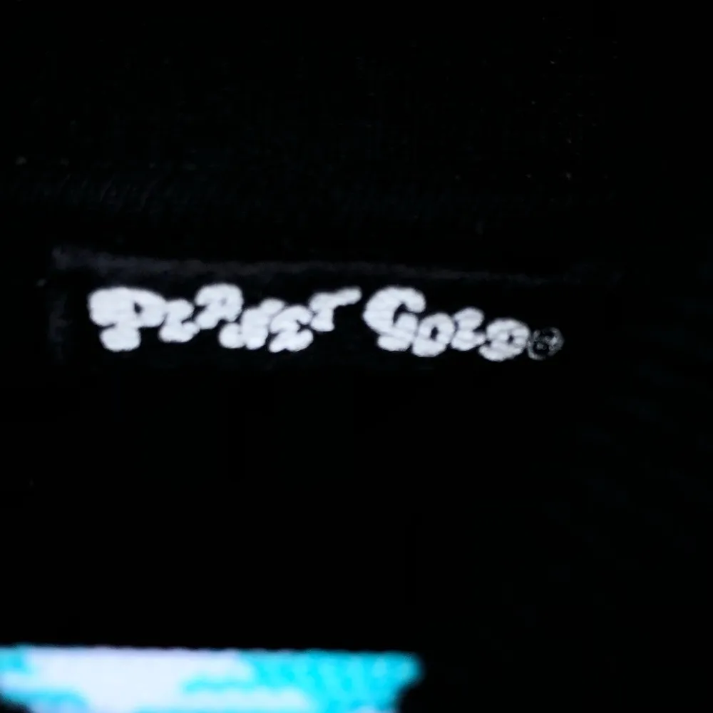 Plant Gold Black Knit turtle neck pleated hem Dress S - Image 8