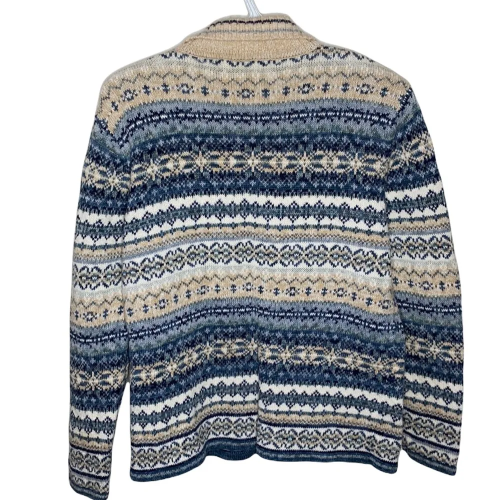 Tiara International fair isle Nordic sweater size M - Image 15