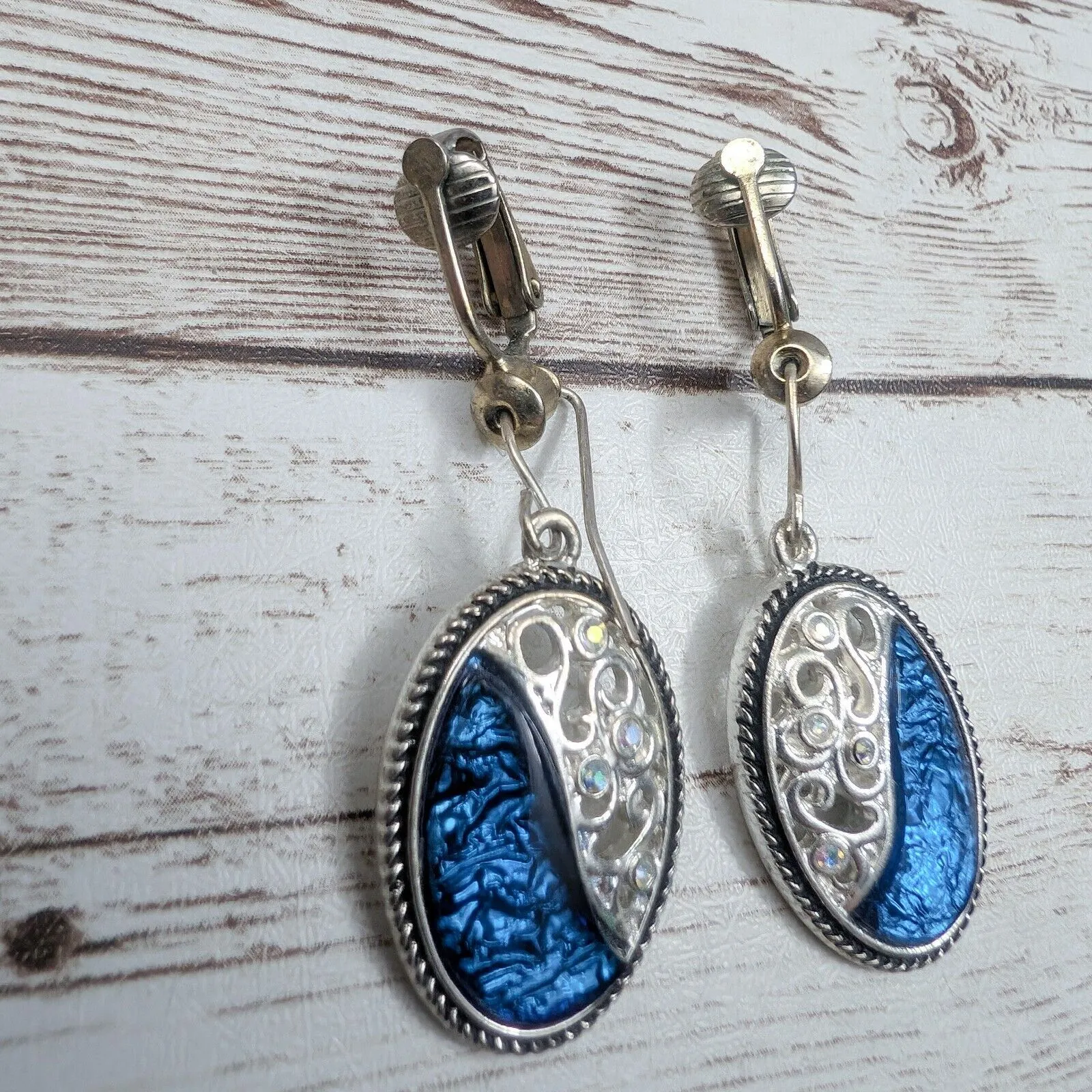 Vintage Clip On Earrings Converted from Pierced Earrings - Image 5