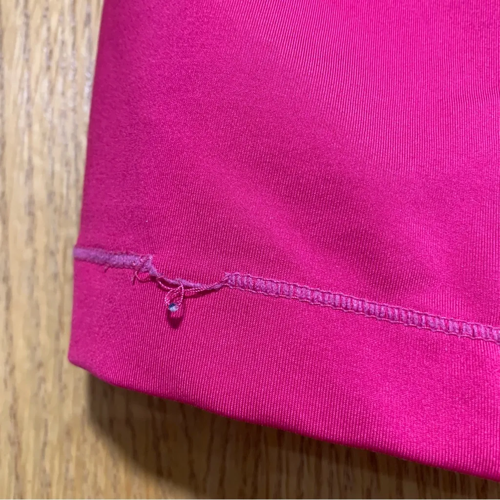 Nike Pro Women's Bright Pink Athletic Shorts - Size Large - Image 4