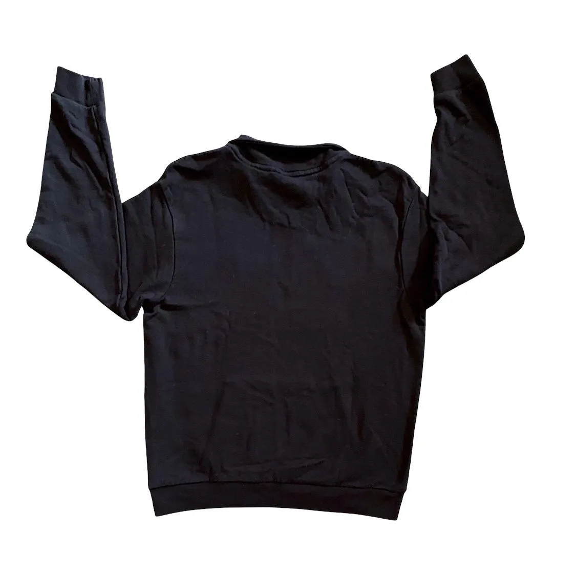 PINK Victoria Secret Fleece Half-Zip Sweatshirt Womens Black Cozy Activewear - Image 3