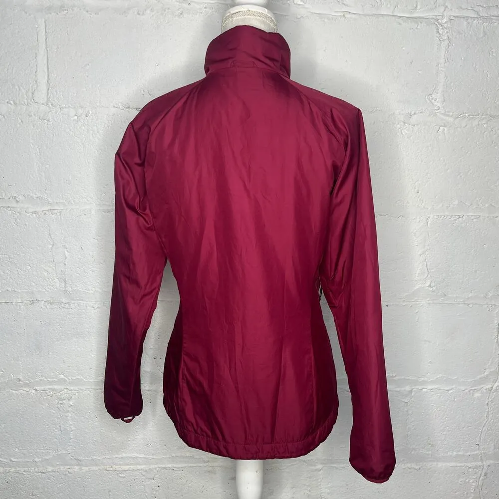 Patagonia Women's Red Snowbelle Reversible Quilted Jacket Liner  Size Small - Image 4