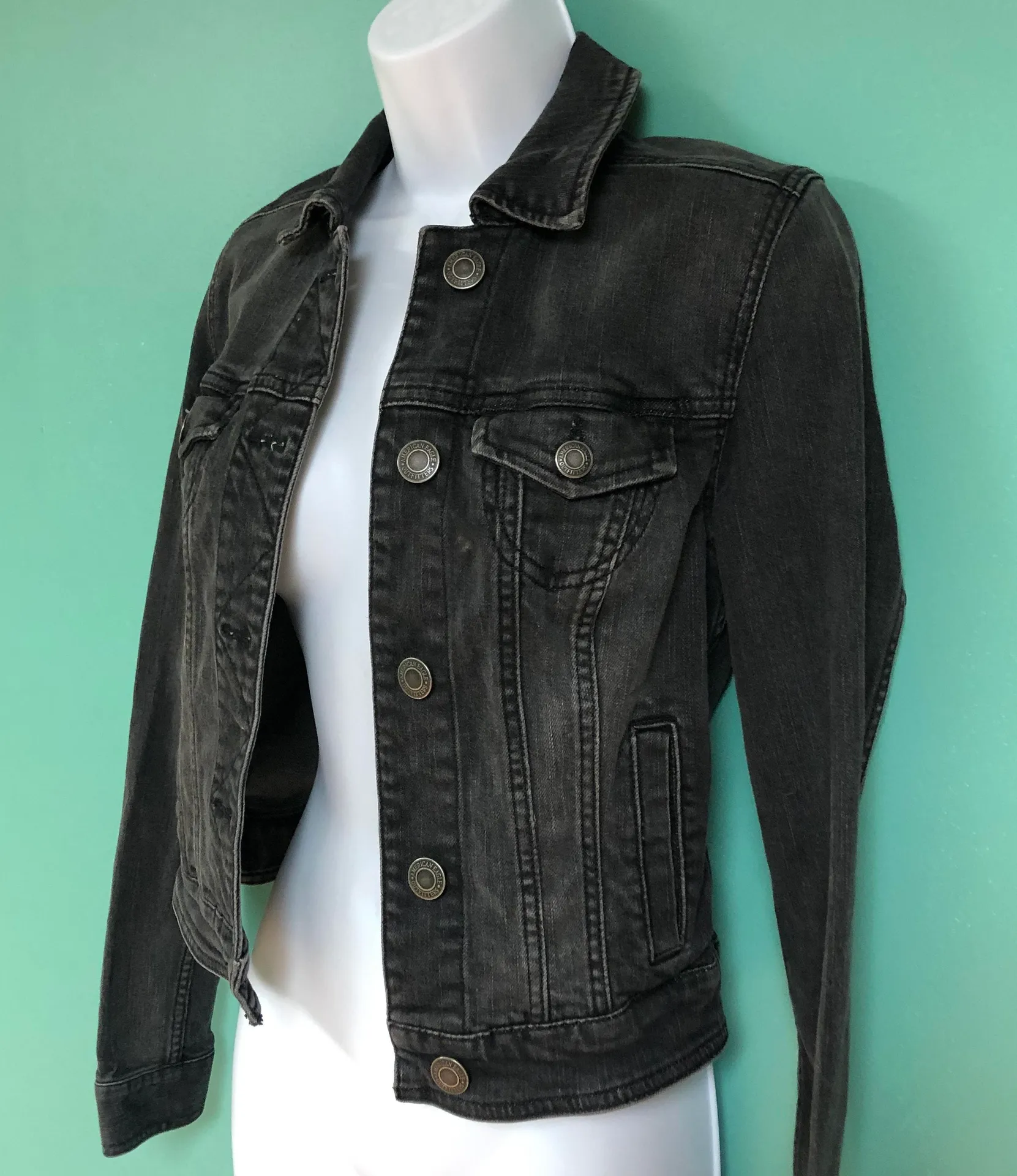 Black Denim Jacket - Image 5