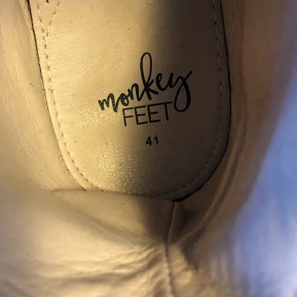 Monkey Feet Women’s Leather Hi Top Ankle Shoes Lightweight Breathable Boho Sz 41 - Image 9