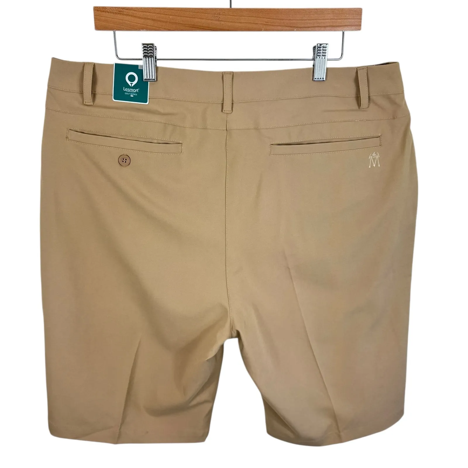 Lesmart NWT Tan Standard Fit Golf Series Lightweight Shorts Women's Size 14 - Image 2
