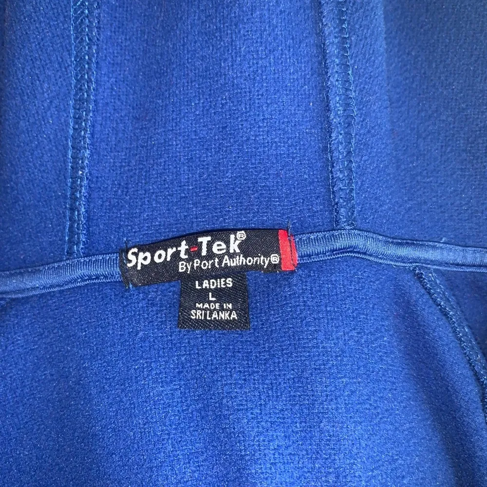 Sport Tek by Port Authority Royal Blue Hoodie Size Large - Image 4
