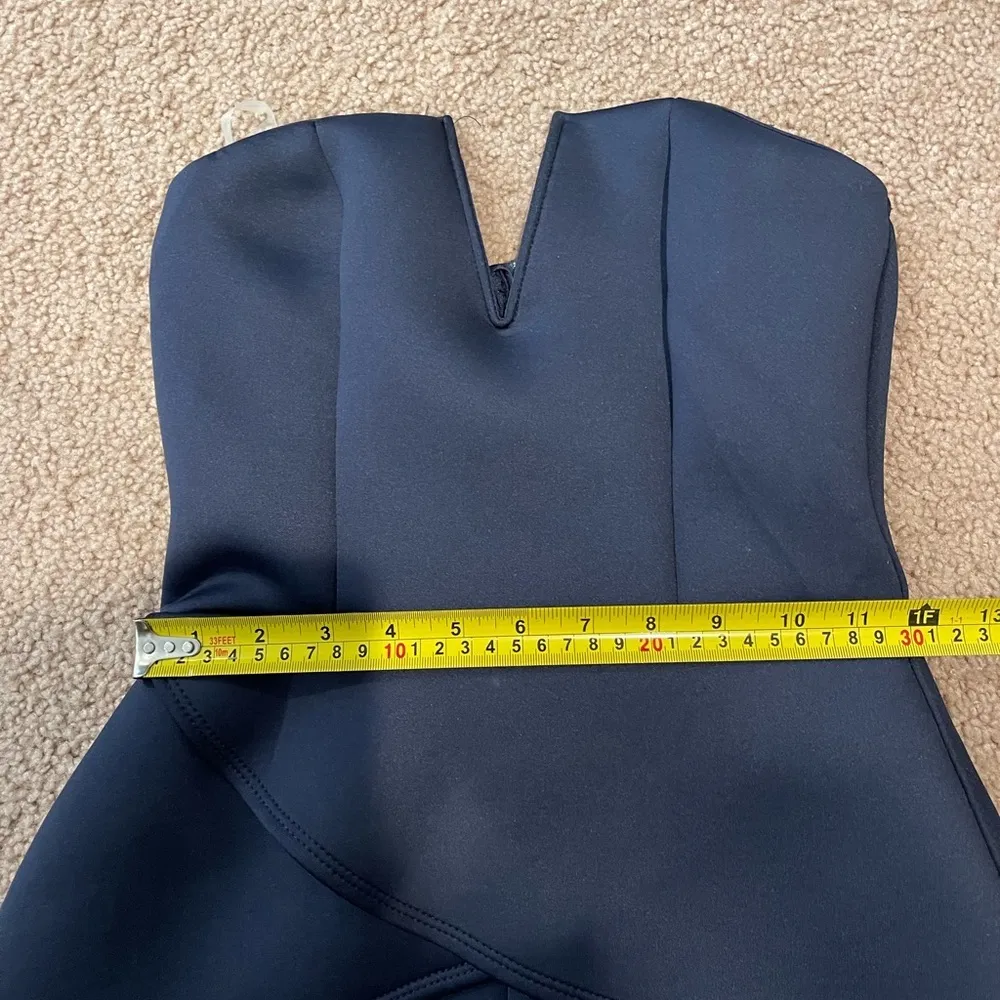 CHARLOTTE RUSSE Junior Navy Blue Tube Playsuit Jumpshort - Image 6