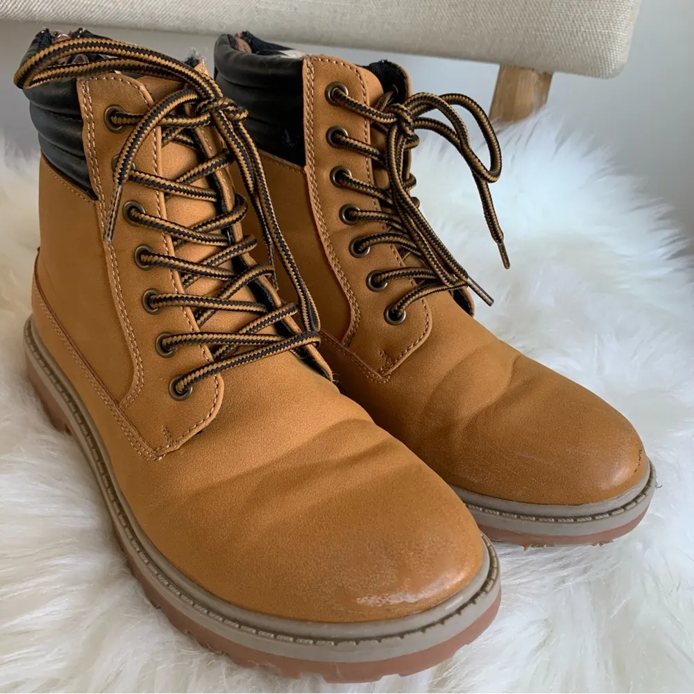 Urban Groove Woman’s Tan Ankle Hip Hop Dancewear Work Boots Size 7.5 - Image 8