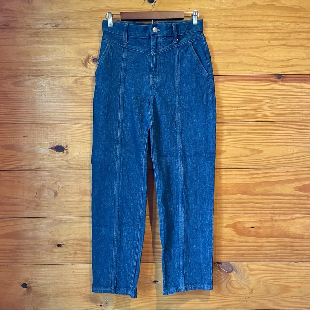 The Perfect Vintage Straight Jean in Greenhaven Wash: Seamed Version 27 - Image 2