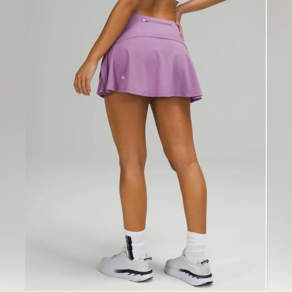 Lululemon Play Off The Pleats Mid Rise Skirt Wisteria Purple Size 6 Retired 2021 - Image 2