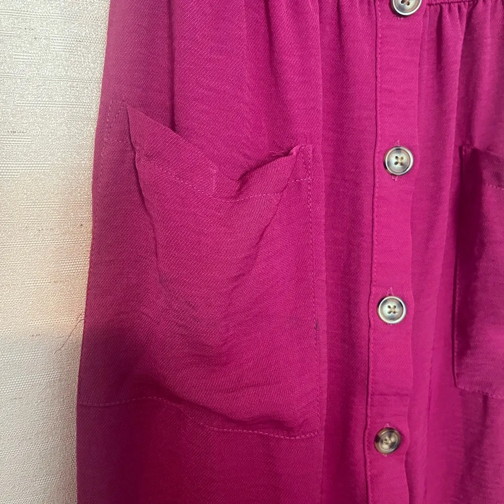 Millennium button up, tie dress Pink Size M - Image 4