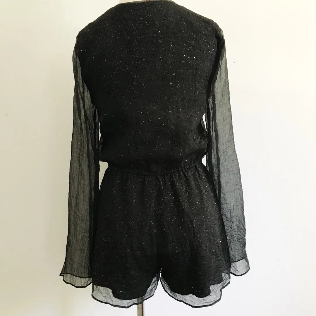 Flared Sleeves Boho Romper - Image 2