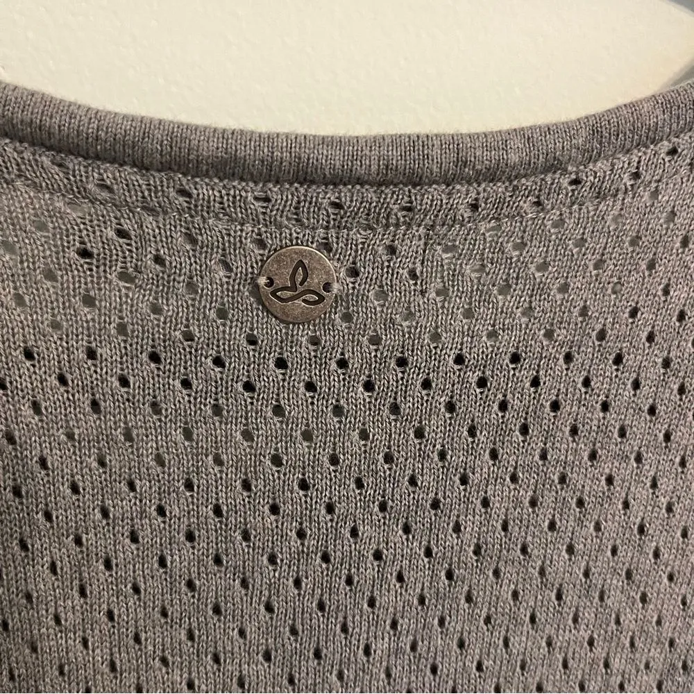 Prana Mainspring Sweater, Grey, Size M - Image 10