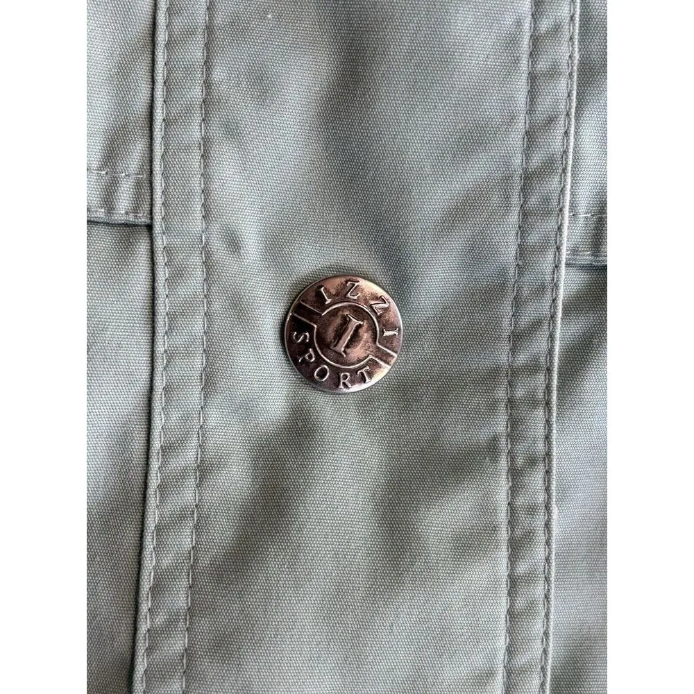 Izzy Sport Mint Green Snap Up Jacket Collar‎ Cord/Toggle Size See Measurements - Image 7