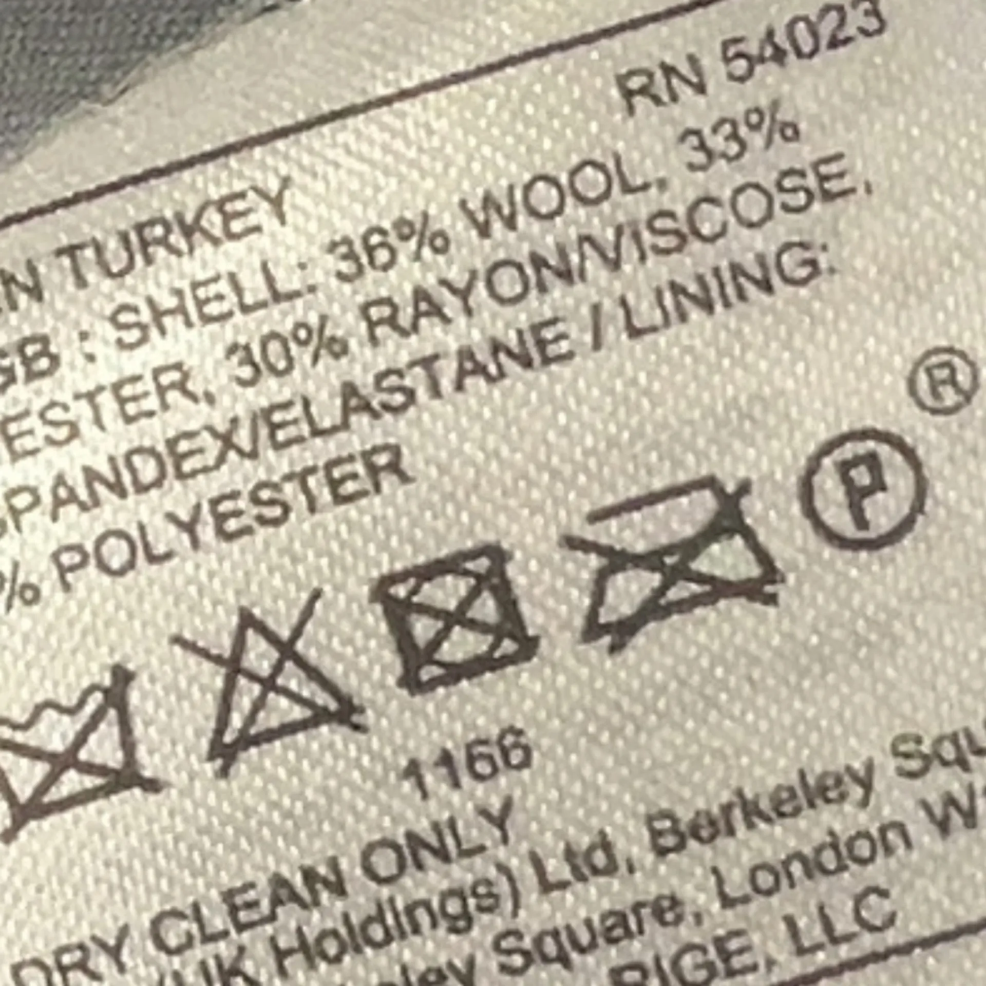 Banana Republic Wool Classic Timeless Career Gray Women's Skirt Size 14 NWT - Image 4