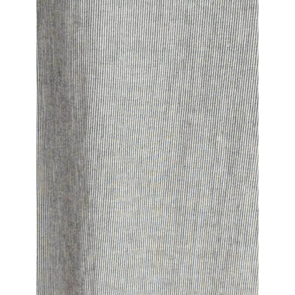 Eileen Fisher Graphite Organic Linen Pinstripe Tunic Dress‎ Women's Est. Large - Image 4