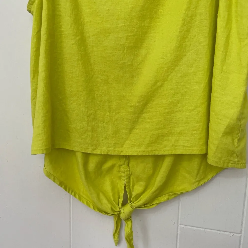 The North Face Hillrose Hemp Tank Top Sulphur Spring Green ~ Women’s Size L - Image 10