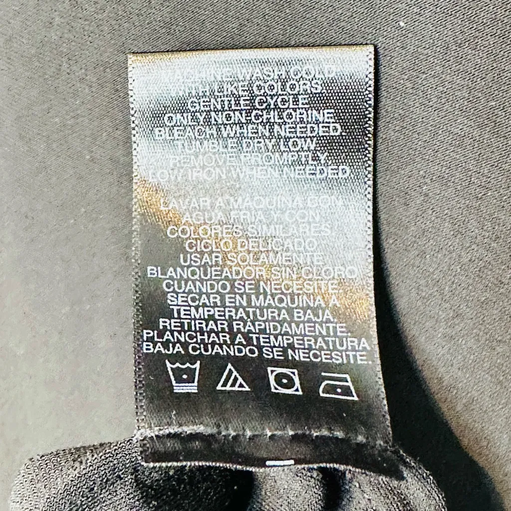 Norma Kamali Black Jersey Knit Long Sleeve Turtleneck Midi Dress Size XS - Image 12