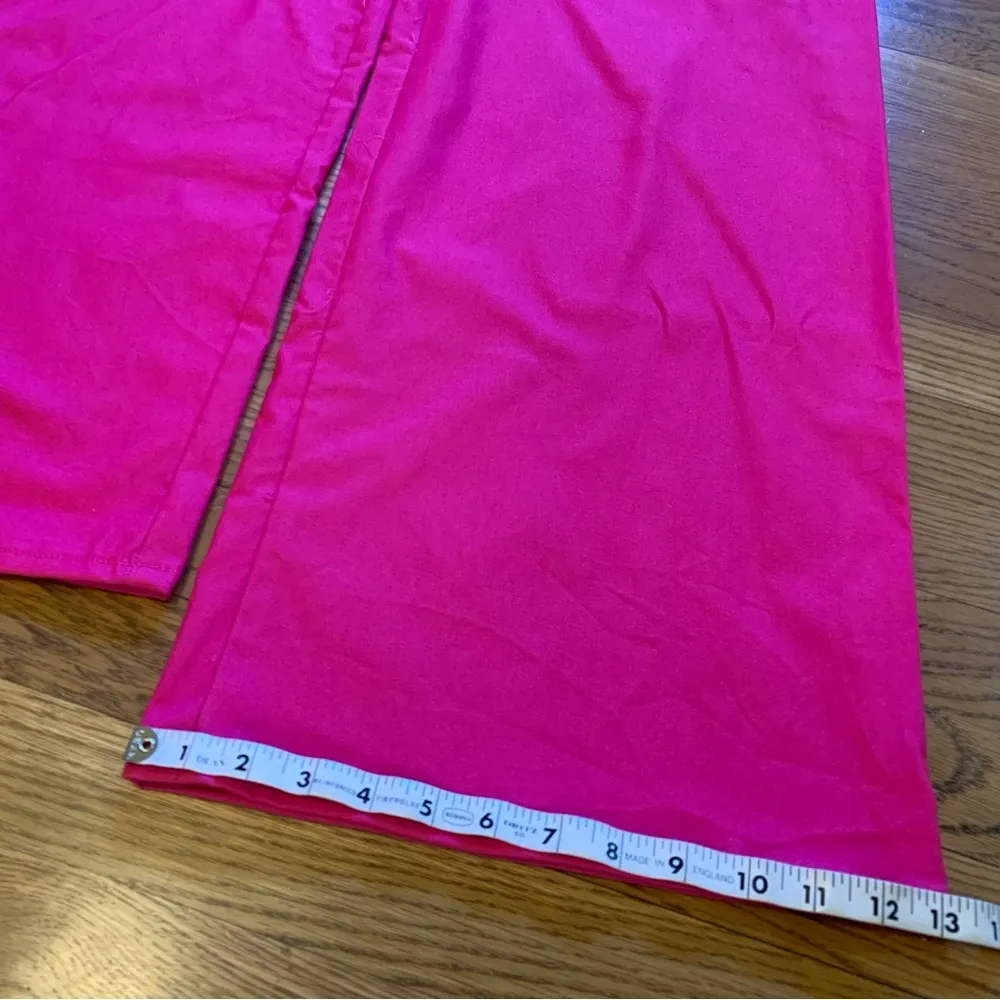 Hot pink wide leg cargo pants size L Size L - Image 9