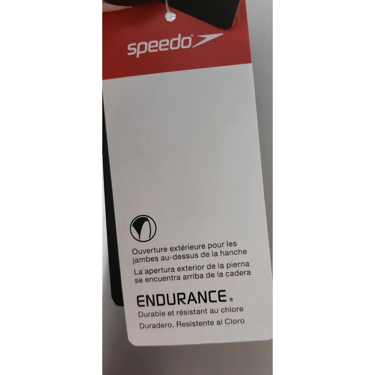 Speedo Endurance+ Swimsuit Performance Training One Piece Black Red Size 30‎ - Image 8