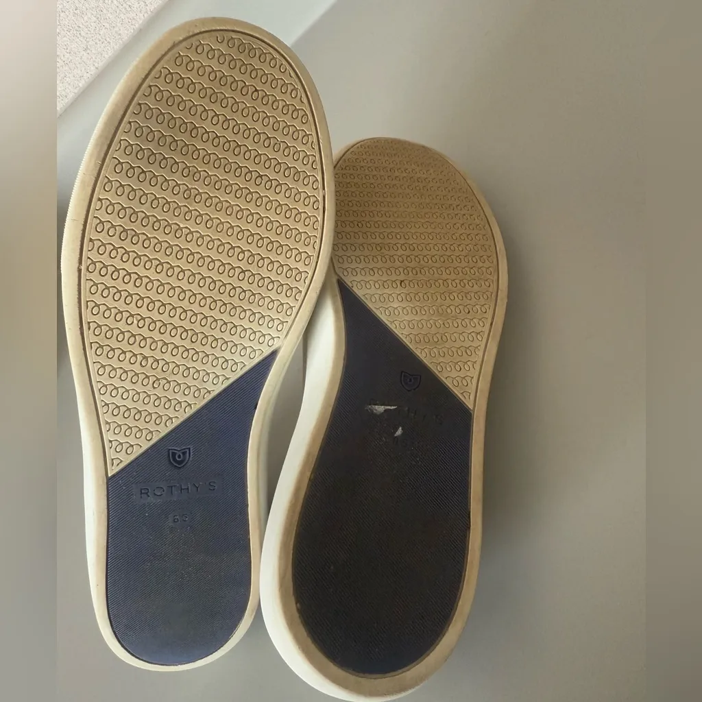 Rothy's‎ The Original Women Size 8.5 Slip On Sneaker Sand Textile - Image 6