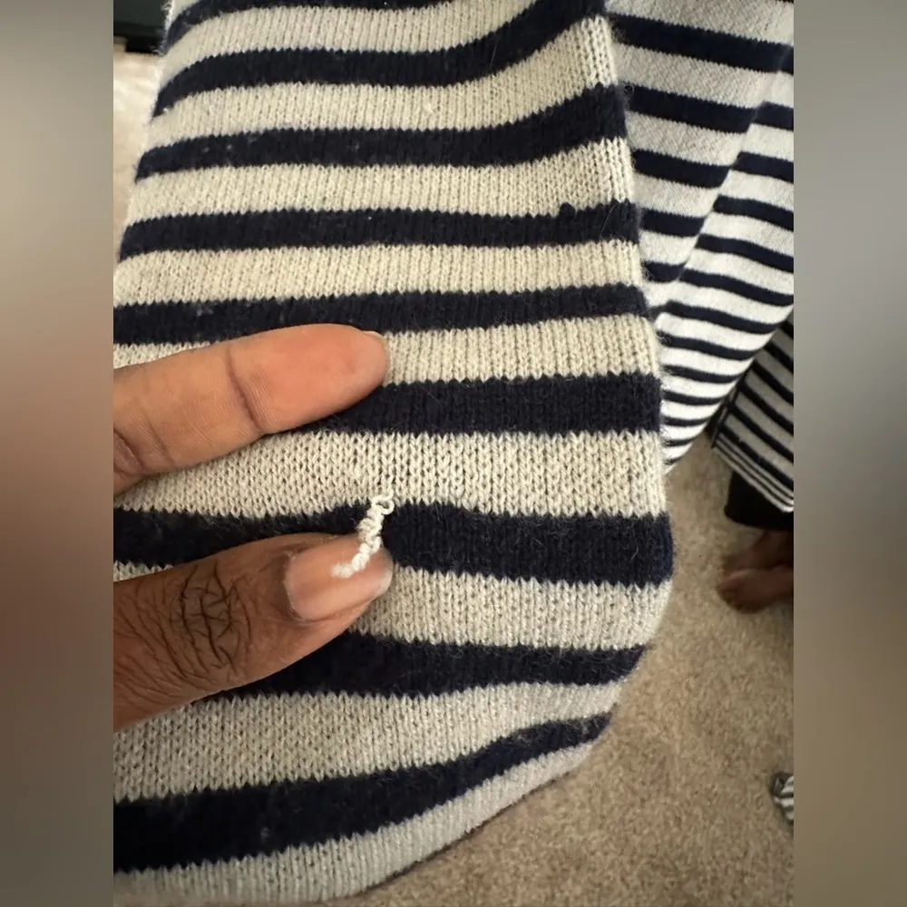 Calypso St Barth Black Gray Cashmere Hoodie Open Cardigan One Size Fits All - Image 13