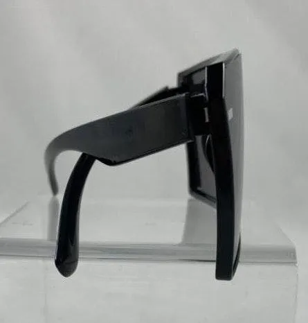 Silver metallic rectangular shield shades - Image 5