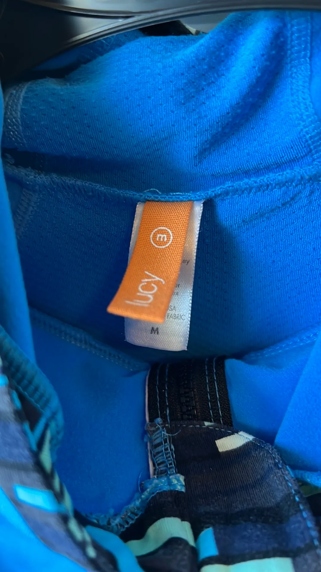 Blue Lucy Pullover Jacket Size Medium - Image 5